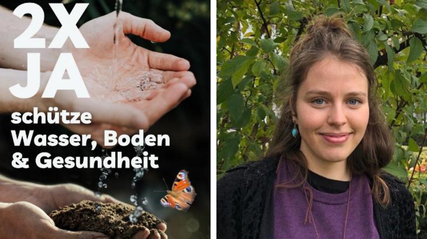 «Die intensive Landwirtschaft wirtschaftet ihre wichtigsten Ressourcen hinunter und produziert auf Kosten heutiger und zukünftiger Generationen», sagt Sofia Barth an der Pressekonferenz.