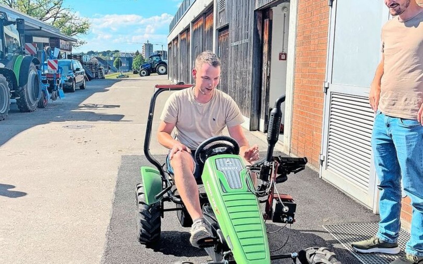 Für die Projektarbeit darf man kreativ sein, aber man kann auch Lösungen entwickeln, die den Alltag in der Landwirtschaft erleichtern.
