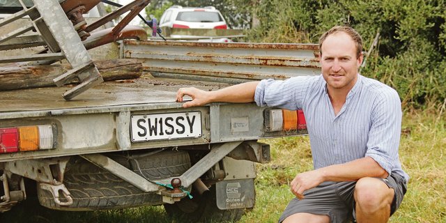 Das Nummernschild sagt alles: Der «Swissy» ist stolz auf seine Schweizer Wurzeln. (Bild Matthias Stadler)