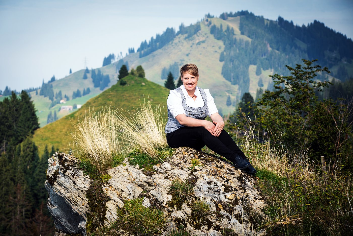 Der Betrieb von Astrid Murpf und ihrem Mann ist im schönen Entlebuch gelegen.