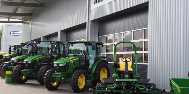 Die Landmaschinen von John Deere prägen das Angebot der Robert Aebi AG. (Bilder Christian Weber