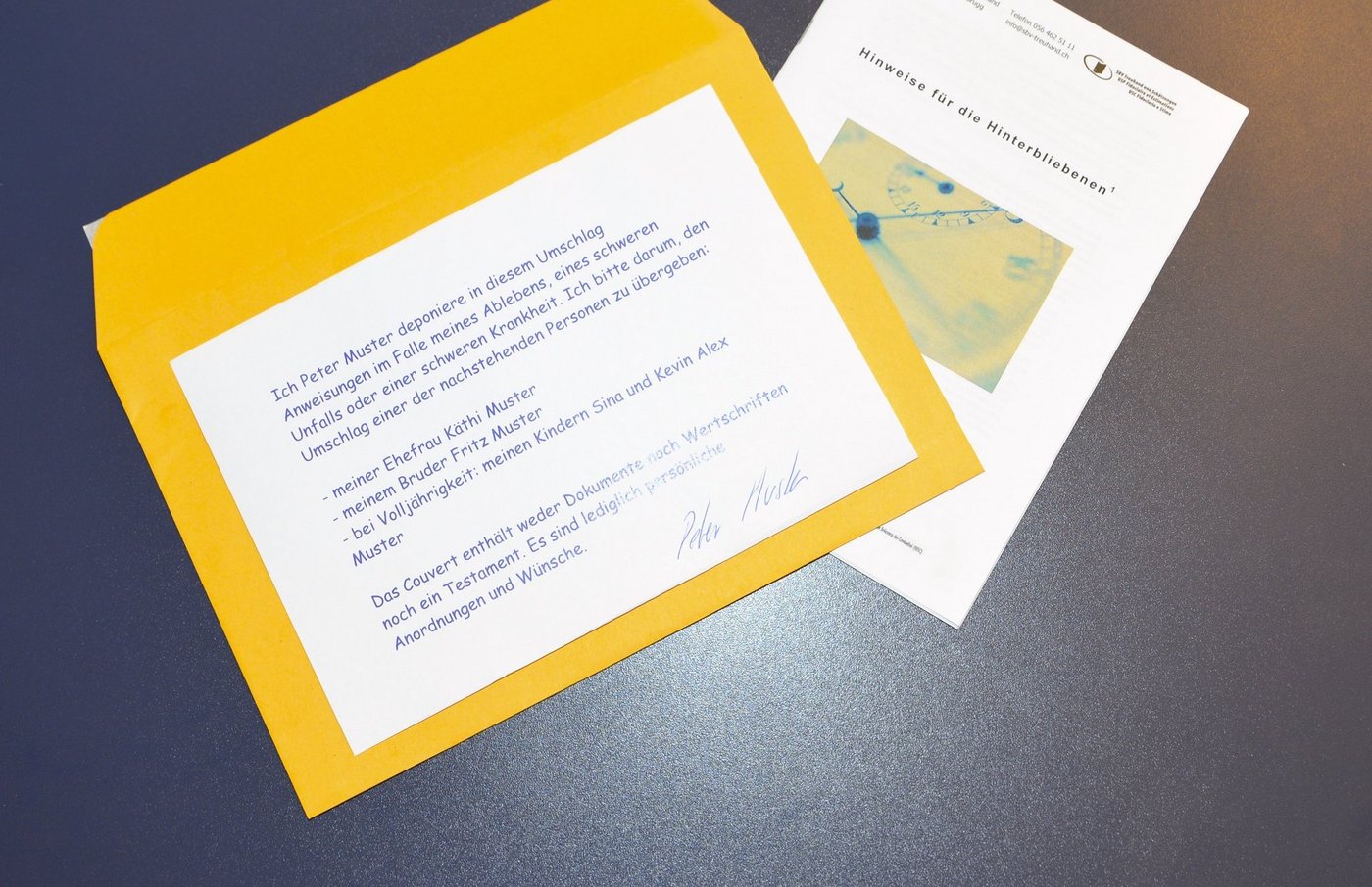 Ein aktualisierter Notfallplan entlastet bei Unfällen oder Krankheit die Angehörigen. 