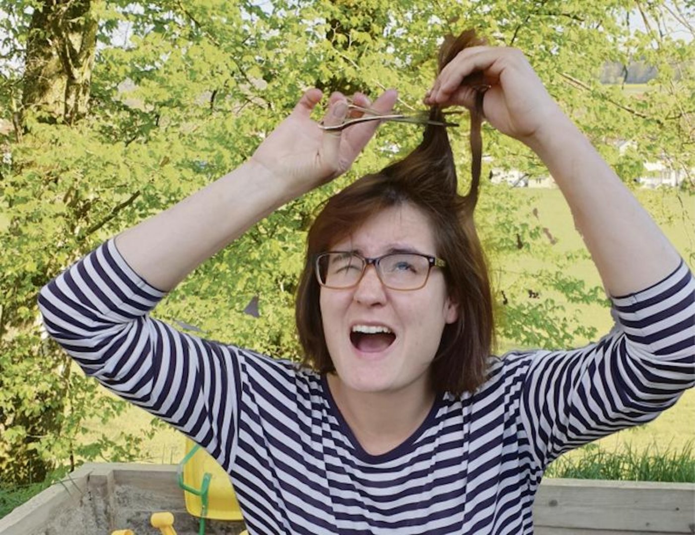 Ja, die Haarpracht kann nicht nur zur Corona-Zeit zum Problem werden. (Bild zVg)