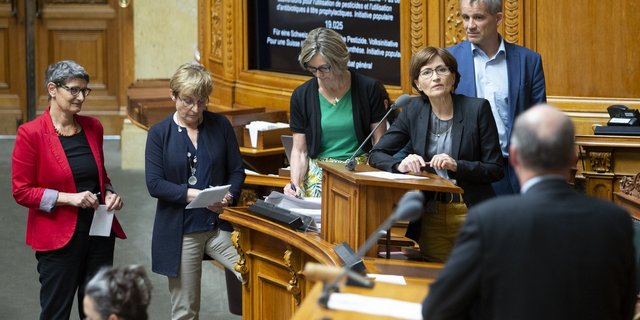 Ritter im Kreuzverhör: Der SBV-Präsident in Erwartung der Fragen von links-grün. (Bild Keystone)