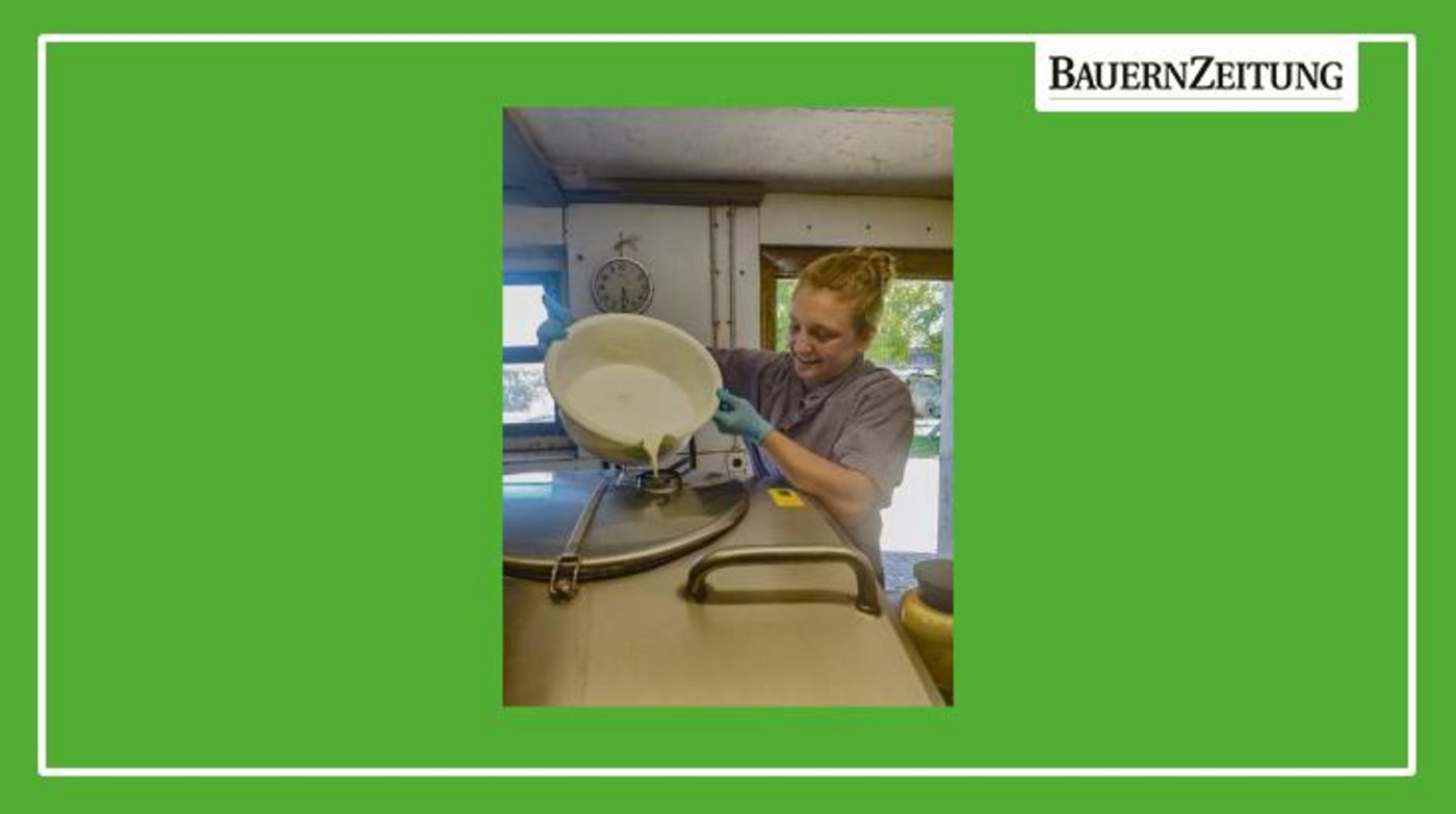 Natacha Leibundgut aus Grossaffoltern macht ihr 3. Lehrjahr bei Familie Steiner auf dem Guetacherhof in Büren zum Hof. (Bild Natacha Leibundgut)