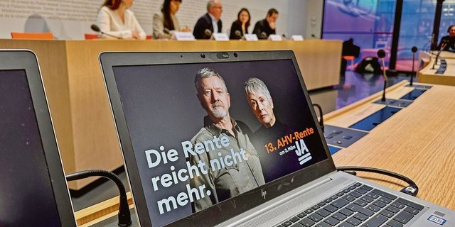 Mit der Feststellung «Die Rente reicht nicht mehr» kämpfen die Gewerkschaften für den AHV-«Dreizehnten».