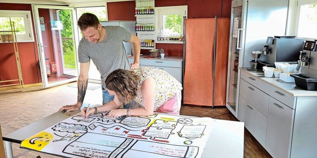 Kursteilnehmer befassten sich in Hohenrain mit ihren betrieblichen Visionen.