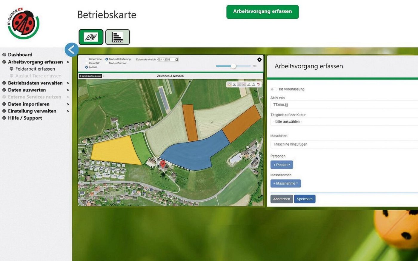 So könnte er aussehen, der neue Feldkalender der IP-Suisse. Die übersichtliche Benutzeroberfläche ermöglicht ein intuitives Nutzen. 