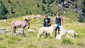 Tim Marchesi (r.) und Alphirt Nicola Buzzetti.