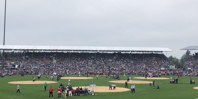 Ganz so wie das Esaf Zug wird das Schwingfest in Pratteln Corona-bedingt nicht durchgeführt werden können. (Archivbild BauZ/Markus Studer)
