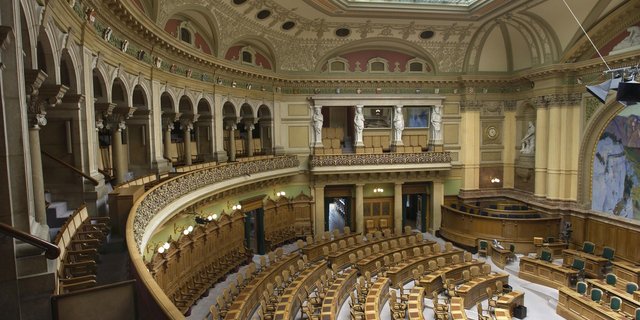 Die 51. Legislaturperiode beginnt mit der Wintersession vom 2. bis 20. Dezember. Die Grüne Partei wird löst dabei die CVP als viertstärkste Partei ab. (Bild Parlamentsdienste, Bern)
