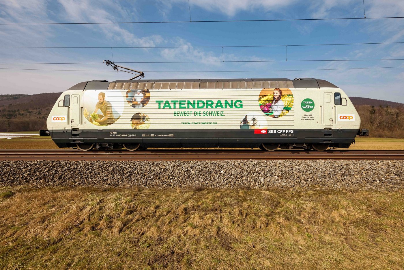 Die Lokomotive ist 18,5 Meter lang. (Bilder Coop)