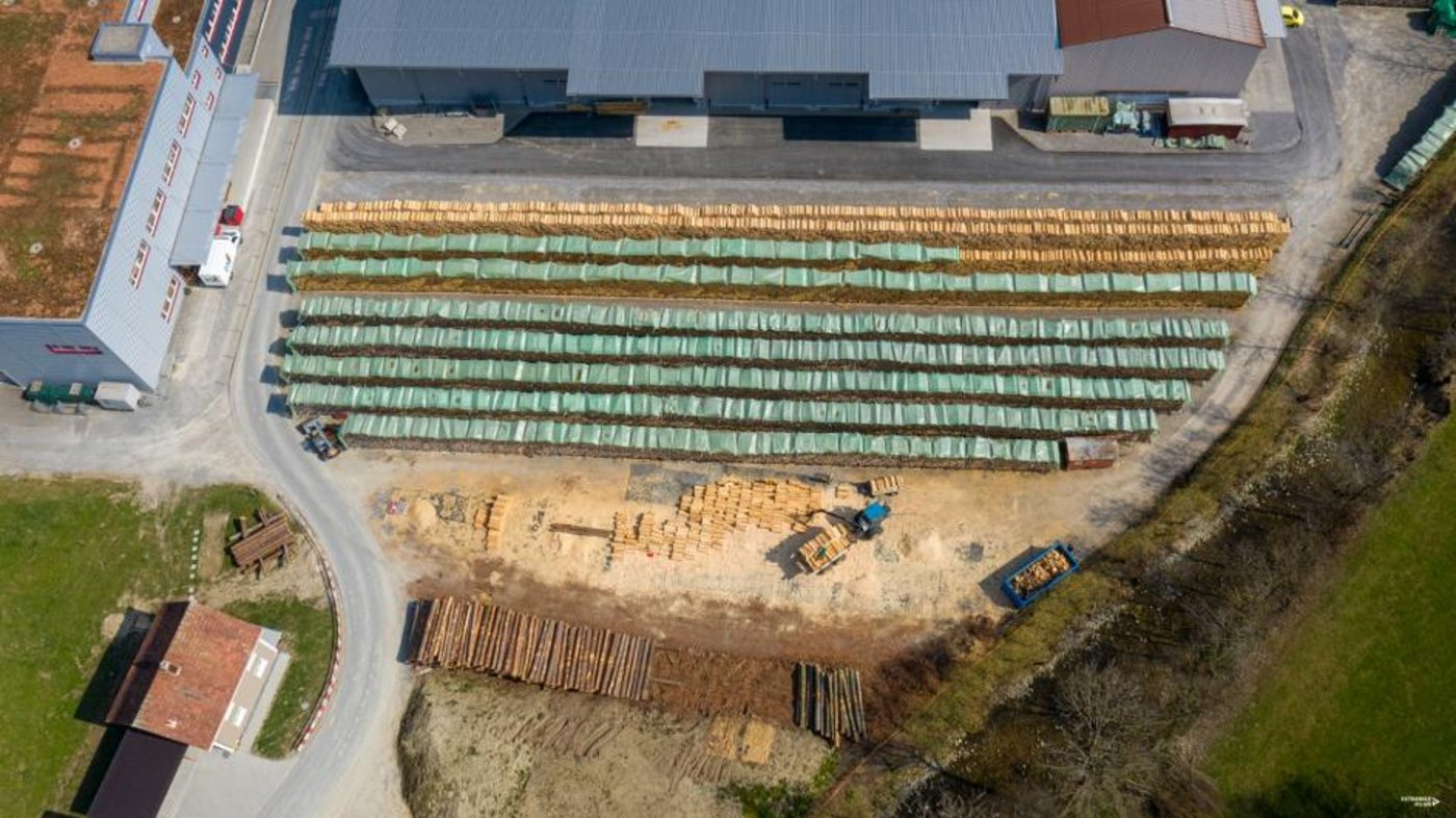 Titelbild: Hier entsteht Holzwolle, unter anderem für die Euterreinigung: Das Lager von Lindner Suisse. (Bilder pd)