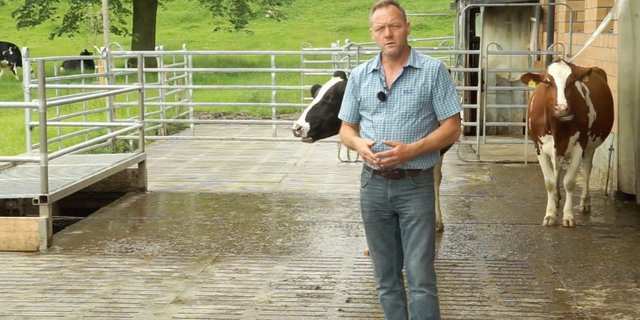 In Dänemark wird die Gülleansäuerung schon breitflächiger eingesetzt. In der Schweiz betreibt die Familie Niederberger im luzernischen Neuenkirch eine erste Pilotanlage. (Bild Screenshot Video Agridea)