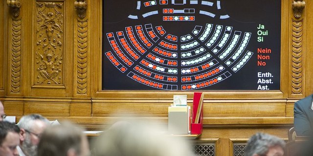 Welches Ergebnis diese Wand in der heutigen Abstimmung des Nationalrats zeigen wird, hat für die Landwirtschaft in der Schweiz eine grosse Bedeutung. (Bild Parlamnentsdienste, 3003 Bern)