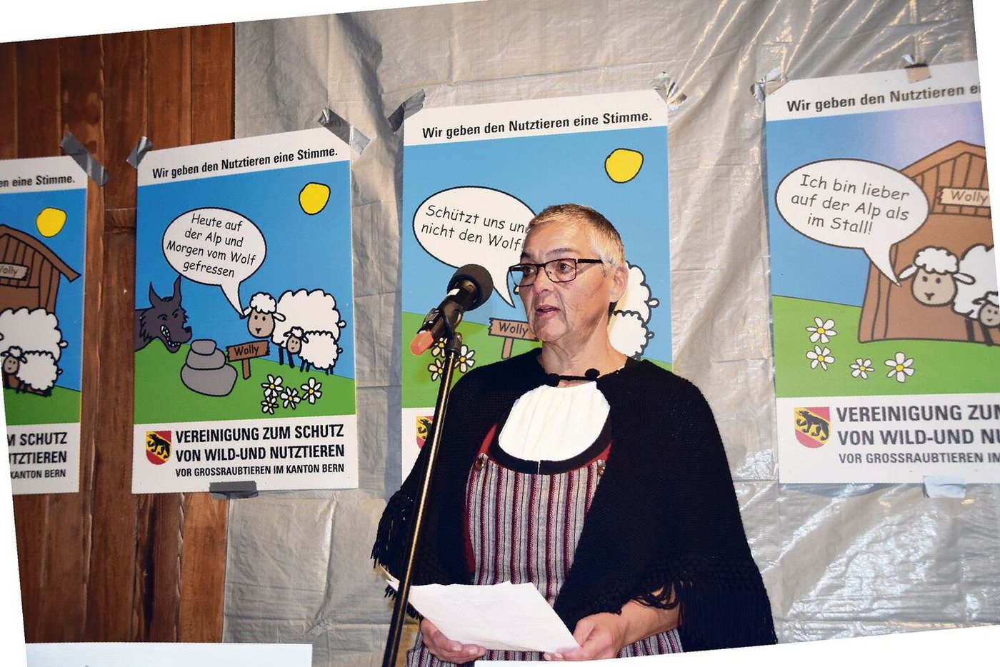 Beatrice Gygax-Frei, bernische Ziegenzuchtvertreterin.