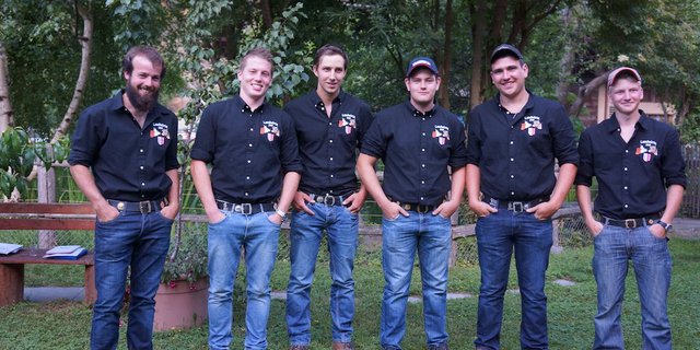  Die in Visp diplomierten Landwirte EFZ (v. l. n. r.):Christen Michael, Binn; Zeiter Romeo, Fiesch; Gruber Diego, St. Niklaus; Imoberdorf Gabriel, Ulrichen; Nicolet Sascha, Oberwald; Wiedmer Andreas, Zwischenflüh. (Bild zVg)