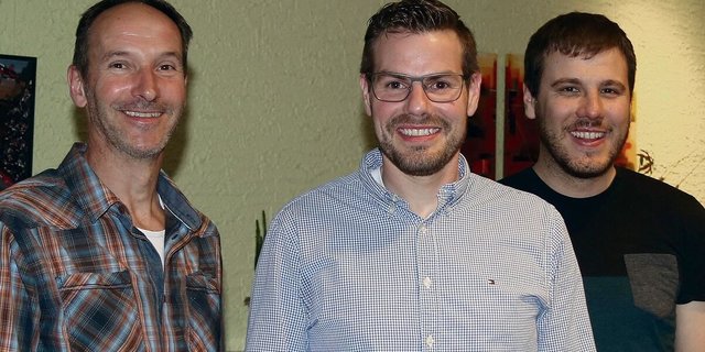 Die drei neuen Vorstandsmitglieder bei den Zuger Bauern: Erich Grob, Daniel Sidler und Reto Enz (von links). 