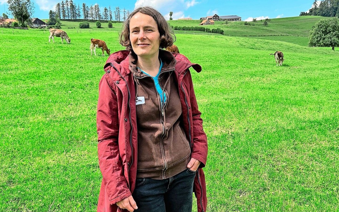 Brigitte Steiner-Fässler ist das Wohlbefinden der Kühe wichtig. 