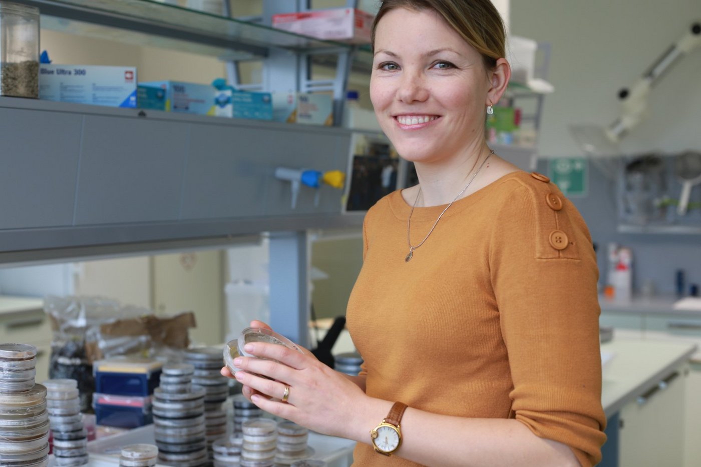 Schimmelpilze sind ihr Business: die gebürtige Russin Olga Dubey wusste schon früh, dass sie Food Waste bekämpfen wollte. (Bilder mg) 