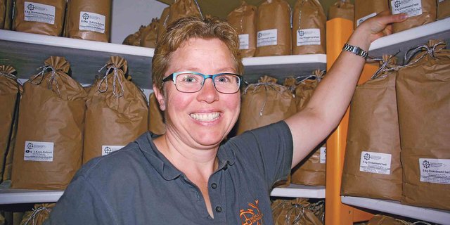 Maja Grunder verbringt viel Zeit in der familieneigenen Mühle. (Bild Ruth Bossert)