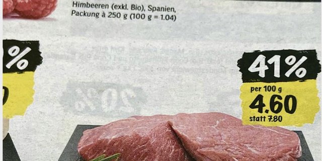 Die Fleischaktionen von Coop stossen bei vielen Bauern auf  Unverständnis. (Bilder Screenshot/akr)