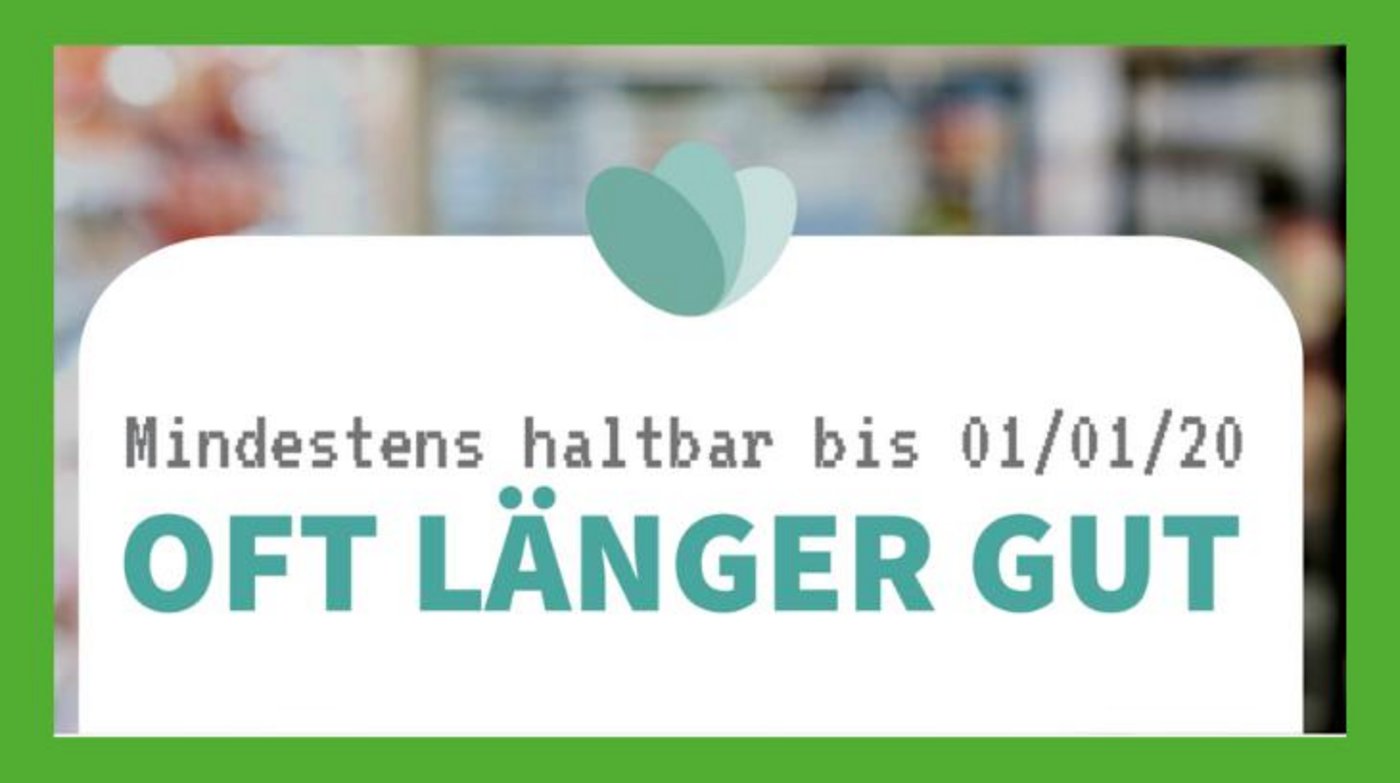 Die Einführung des gut sichtbaren Hinweises zur richtigen Deutung von Mindesthaltbarkeitsdaten gehört zum Engagement als «Waste Warrior Brand» von Lidl. (Bild Screenshot Too good to go)