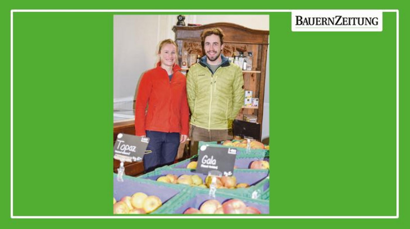 Nicole Mühlestein und Marco Messerli sind dabei, ihre Direktvermarktung auszubauen und passten sich während der Corona-Zeit laufend den veränderten Vorschriften und Bedürfnissen an. (Bild dj)