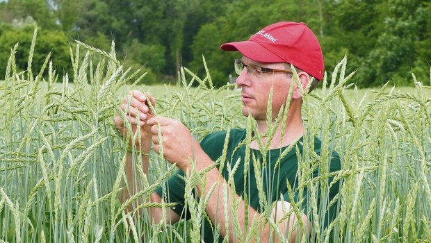 Dani Böhler kann sich nicht für die Produktionssystembeiträge anmelden. Er müsste sonst seine Fruchtfolge umstellen. 