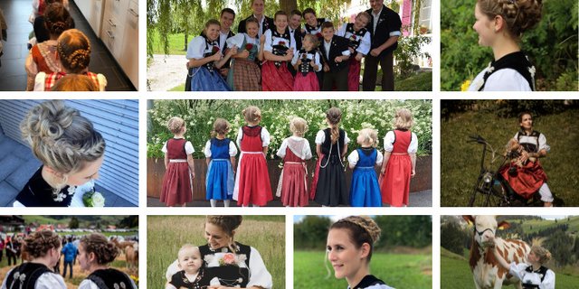 Alle Gewinnerinnen unseres Trachtenwettbewerbs (Bilder eingesendet / Compositing BauZ).