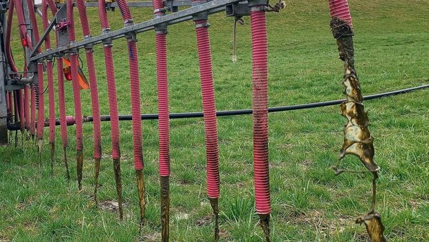 Güllen mit Schleppschlauch ist im Kanton Luzern bereits seit diesem Jahr obligatorisch und gilt für Flächen unter 18 Prozent Neigung. Ausnahmen sind möglich.  