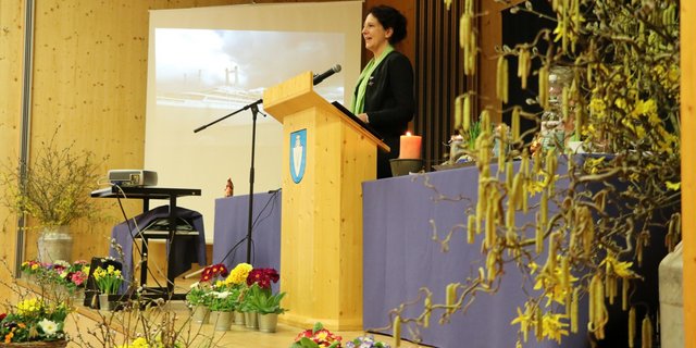 Lotti Baumann, Präsidentin des Aargauer Landfrauenverbandes. (Bilder Ruth Aerni)