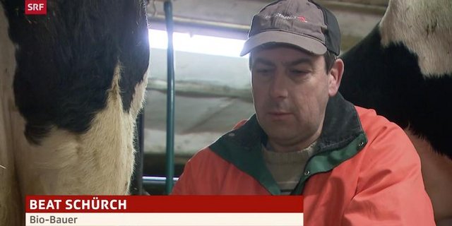 Beat und Gabi Schürch stellen auf Bio um. (Screenshot SRF)