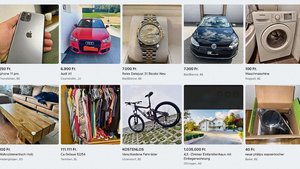 Vom iPhone über den schnittigen Audi,  den schönen Holztisch oder das sportliche Fahrrad: All diese Waren wechseln über Online-Marktplätze wie den Facebook-Marketplace (im Bild) den Besitzer. Manchmal nicht ohne störende Nebengeräusche.