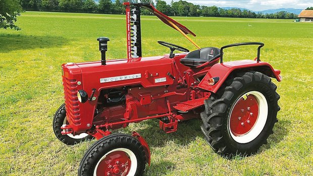 Nach der umfassenden Restauration durch Christian Kobler erstrahlt der McCormick D-219 in neuem Glanz. (Bild Christian Kobler)