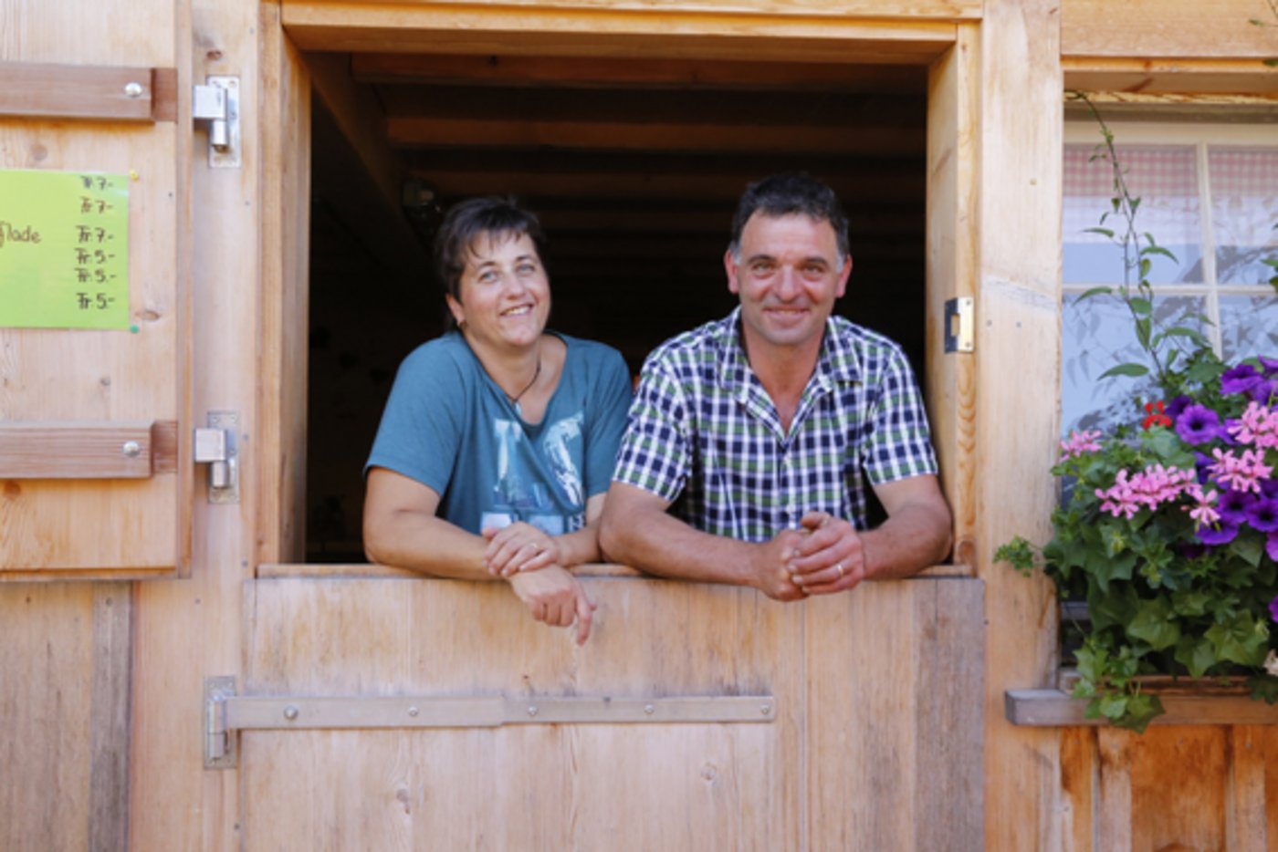 Daniela und Ueli Biser im Frühstücksraum des Lillybeizlis. (Bilder kl)