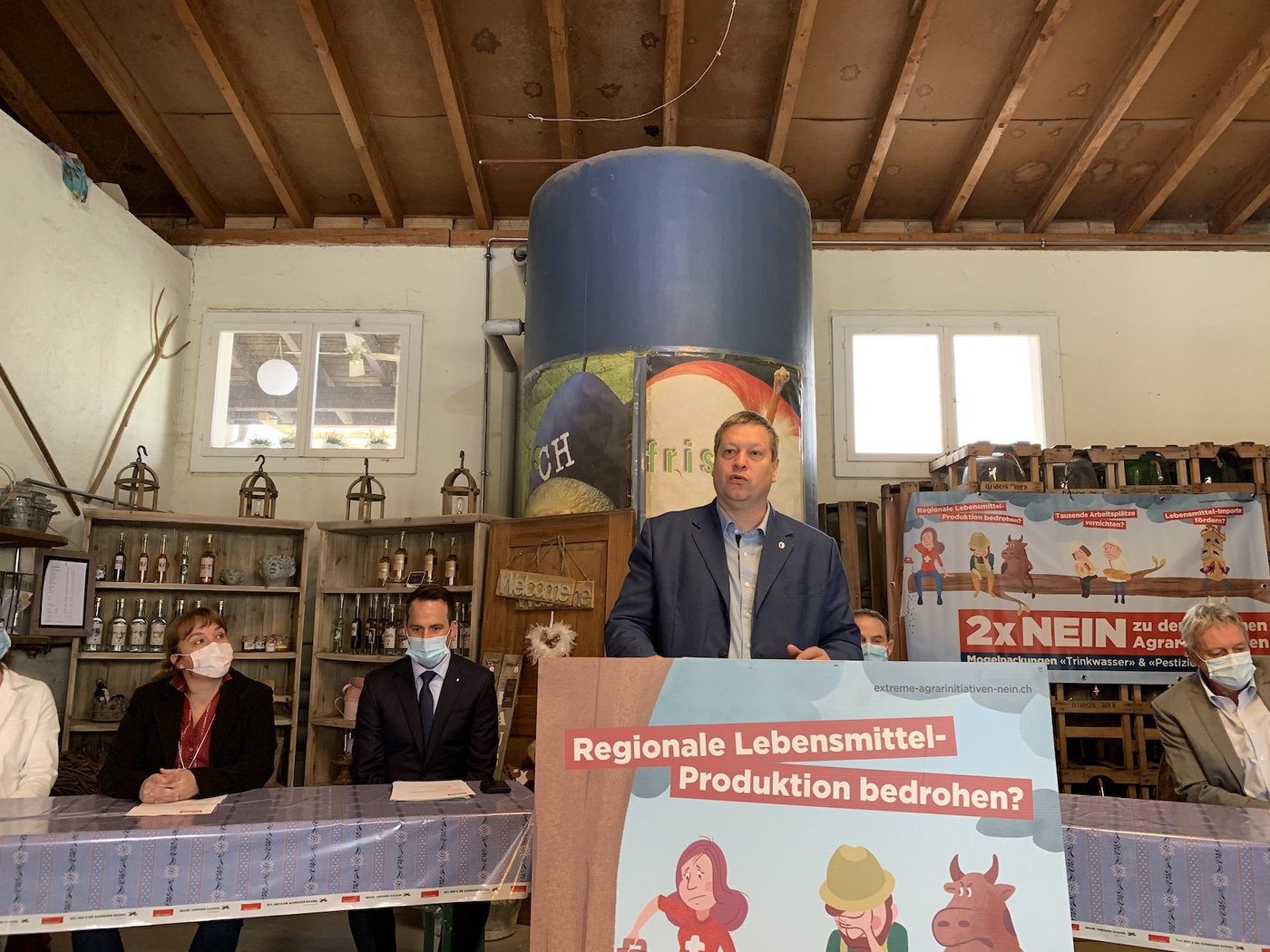 SVP-Politiker Peter With, Präsident des Luzerner Gewerbeverbandes:«Unrealistische Auflagen und Beschränkungen gefährden erfolgreiche Unternehmen und unsere Arbeitsplätze.» (Bilder js)