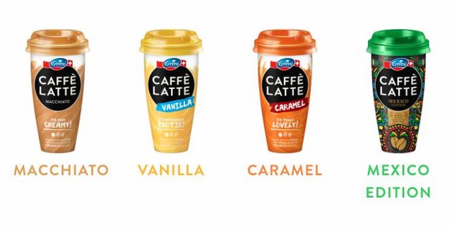 Auf der Überholspur: Die Caffé Latte Becher von Emmi. (Bild Emmi)