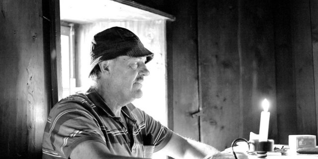 Paul Escher auf der Stuba, der Alp seines Urgrossvaters.