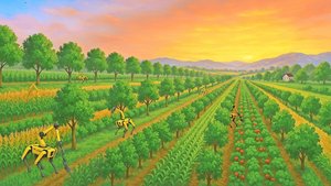 Roboter erledigen Feldarbeiten. An solchen Visionen wird beim Ellis Institut für künstliche Intelligenz in Tübingen gearbeitet. 