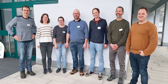 Der aktuelle Bio-Luzern-Vorstand mit den Co-Präsidenten Toni Büchler und Christian Galliker (4. und 5. von links). 