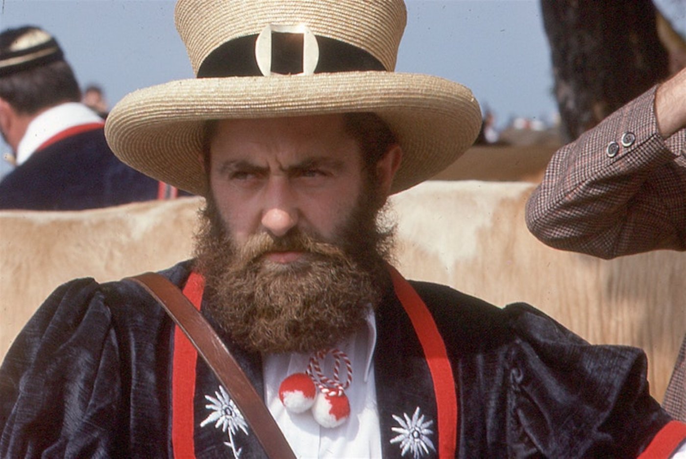 Der Freiburger Sänger und Käser Bernard Romanens hat vor Jahren den "Ranz des vaches" am Fête des vignerons vorgetragen. (Bild Fêtes des vignerons)