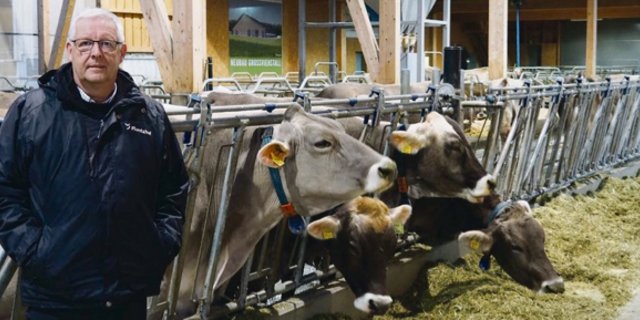 Carl Brandenburger ist in Braunviehkreisen als erfolgreicher Züchter bekannt. 15 Jahre lang war er zudem Vorstandsmitglied von Braunvieh Schweiz. (Bild Christian Weber)