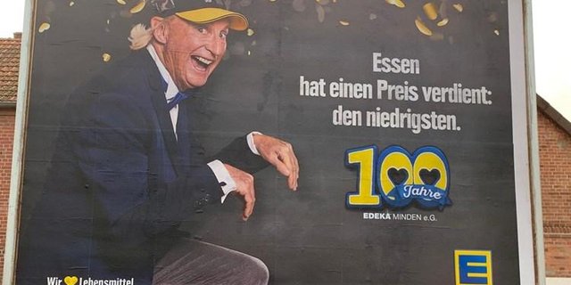 Beim Wort Essen handelt es sich um eine Ortschaft, nicht um Nahrungsmittel. (Bild Twitter Joachim Rukwied)