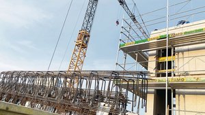 Vor allem Beton und Vor allem Beton und Stahl, aber auch erdölbasierte Materialien wie Dämmungen, kosten immer mehr.