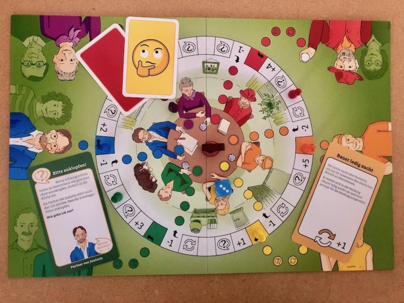 Das Thema Hofübergabe ist zwar eine ernste Sache. Beim Spiel «Parcours» kann aber auch herzhaft gelacht werden. (Bild et)