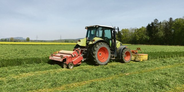 Lukas Streit verwendet einen Aufbereiter der Firma Kurmann, mit dem er sehr zufrieden ist. (Bild Lukas Streit)