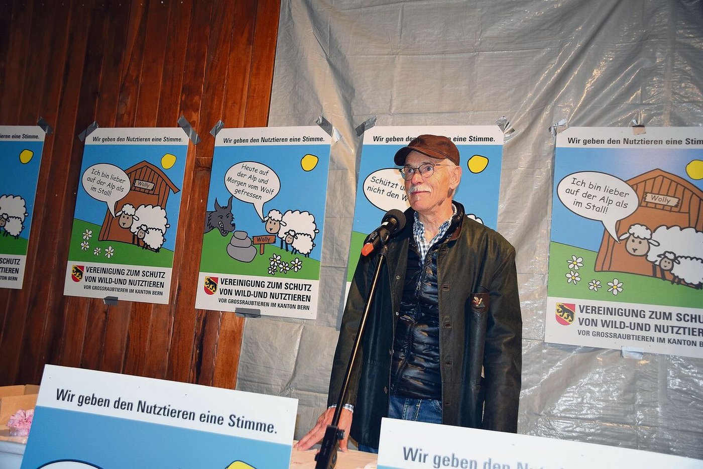 Sie referierten: Hans Mani, Vertreter Jagd und Jäger.