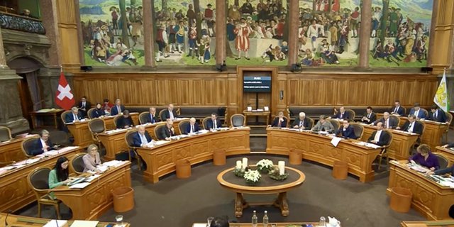 Totale vom Ständerat bei der Abstimmung.