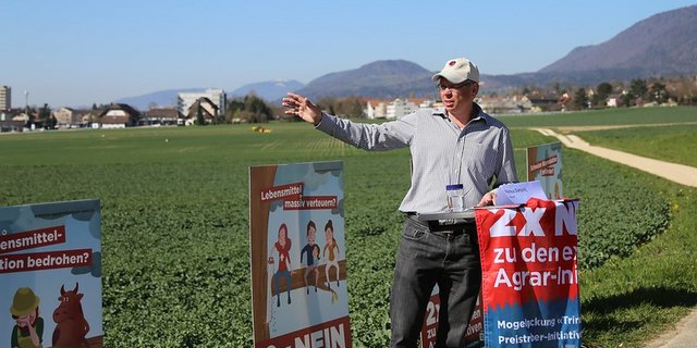 Landwirt Markus Dietschi vom Chappelihof. (Bild Jonas Ingold/lid)